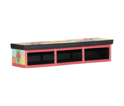 Cabinet de TV Wall Mounted Multicolor 100x30x22cm Madera Ingenerizada