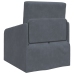 Sofá Cama  2-en-1 Gris Oscuro 65x80x83 cm Terciopelo