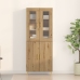 Highboard Artisan Oak 69.5x34x180 cm Madera Elaborada