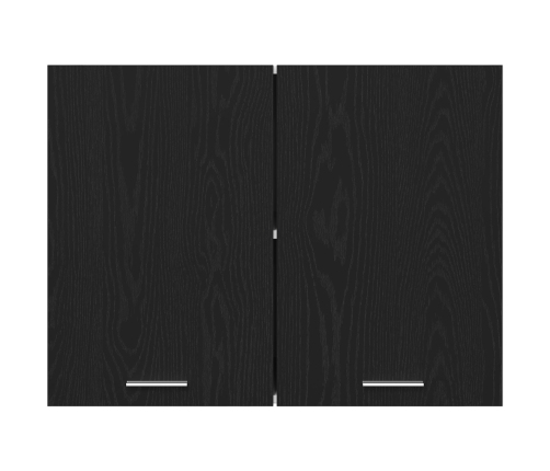 Armario colgante de roble negro  - 80x31x60 cm - Hecho de madera elaborada