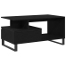 Mesa de Café  Negra de Roble 90x49x45 cm de Madera Elaborada
