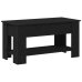 Mesa de café de roble negro  - 101x49x52 cm fabricada con madera engineered