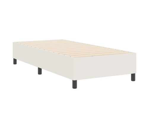 Cama Box Spring  Crema 80x200 cm Tela de pana