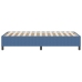 Cama Box Spring  Azul 90x200 cm en Tela de Pana