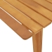 Sillas de jardín  con mesa 5 piezas de madera maciza de acacia