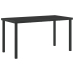 Conjunto de Comedor de Jardín de 5 Piezas Gris Ratán Poliéster