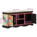 Mueble de TV Multicolor 100x35x50 cm Madera Sólida de Mango