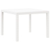 Set de Comedor de Jardín de 5 Piezas con Cojines Blanco Poliratán