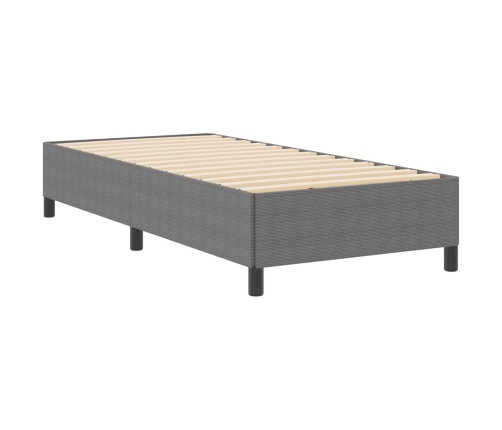 Estructura de Cama  Gris Claro 100x200 cm Tela de Corduroy