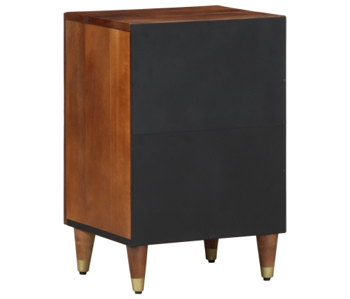Armario de baño  Marrón miel Madera sólida de acacia 38 x 33 x 58 cm