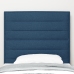 Cabecero  Diseño Líneas Azul 80 cm Tela