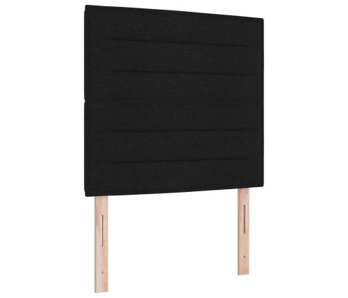 Cabecero  Negro Tela 80 cm Cabecero Rectangular Moderno