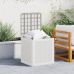 Caja de almacenamiento exterior  blanca 55x53x57 cm PP