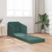 Sofá Cama  2 en 1 Verde Oscuro 65x80x83 cm de Terciopelo