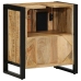 Armario de Baño  55x35x60 cm Madera Maciza Áspera de Mango