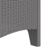 Silla de Jardín  Conjunto de 2 Gris claro y crema Polipropileno