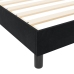 Estructura de Cama Negra 200x200 cm Terciopelo