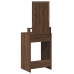 Mesa de Tocador  con Luces LED Madera de Fresno 50x41x140 cm