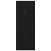 Armarios 2 pcs Roble Negro 69,5x34x180 cm Madera Elaborada