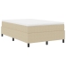 Cama con Somier con Colchón Beige 120x200 cm Tela de Corduroy