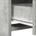 Conjunto de Tocador de 3 Piezas  en Gris Concreto de Madera Engineered