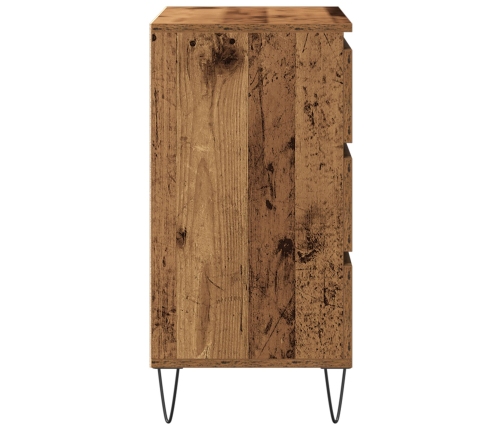 Aparador con Cajones de Madera Vieja 60x35x70 cm Madera Ingenierizada