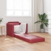 Sofá cama  2 en 1 Burdeos 74x77x81 cm Cuero sintético