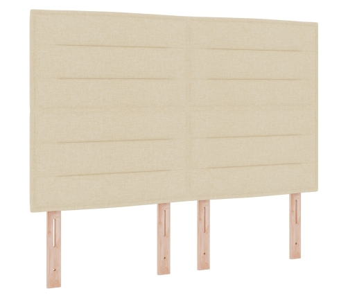 Cabecero  Diseño Lines Crema 140 cm Tela