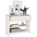 Mesa Consola  ""DRAMMEN"" Blanca 89,5x37x73 cm Madera Sólida de Pino