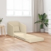 Sofá Cama  2 en 1 Crema 65x80x83 cm Tela