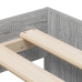 Estructura de Cama de Almacenamiento Gris Sonoma Madera 75 x 190 cm