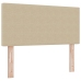 Cabezal  Diseño Sencillo Verde Claro Gris 90 cm Tela de Pana