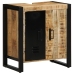 Armario de Baño  55x35x60 cm Madera Maciza Áspera de Mango