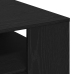 Mesa de café de roble negro  102x55x43 cm hecha de madera aglomerada