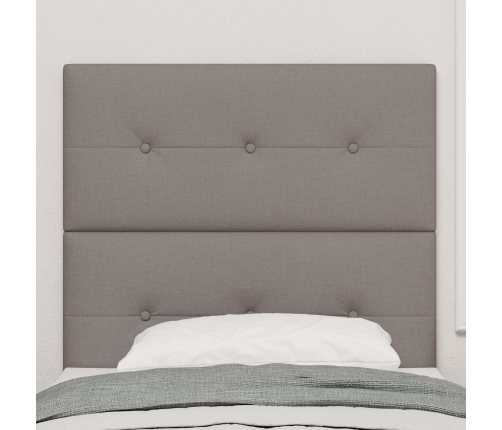 Cabezal LED  Taupe 80 cm Tela