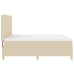 Cama Box Spring  con Colchón Crema Super King Tela