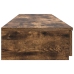 Mesa de Noche  Roble Ahumado Madera Durable 160 x 36.5 x 16.5 cm