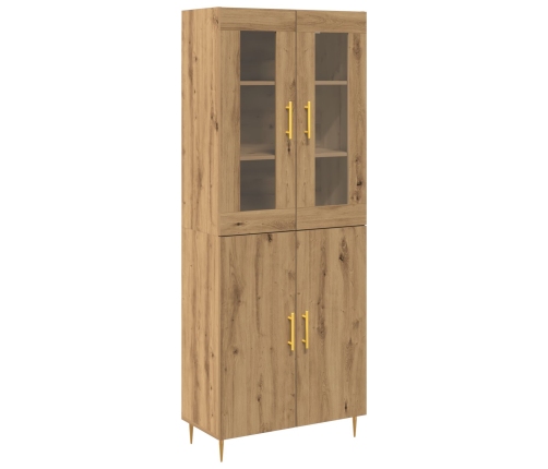 Highboard Artisan Oak 69.5x34x180 cm Madera Elaborada