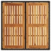 Juego de Comedor Set de 4 Negro Metal, Ratán Duradero