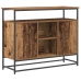 Consola de Madera Vieja 100x35x80 cm Madera Compuesta y Acero