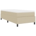 Cama con Box Spring  con Colchón Verde Claro Gris 90x200 cm Tela de Corduroy