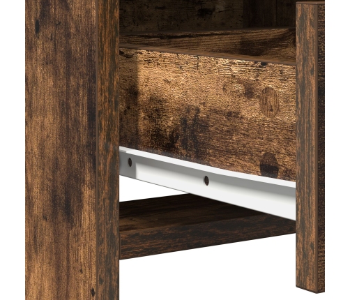 Conjunto de tocador de 2 piezas  con LEDs y madera de roble ahumado