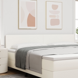 Cabezal  Diseño Sencillo Crema 200 cm Tejido de Pana