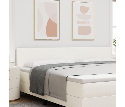 Cabezal  Diseño Sencillo Crema 200 cm Tejido de Pana