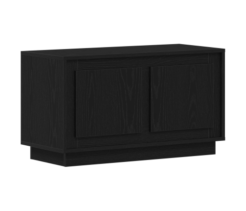 Mueble para TV  Negro Roble 80x35x45 cm Madera de ingeniería