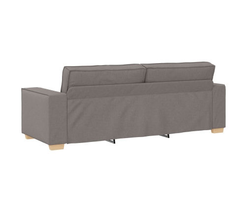 Sofá de 3 plazas  Taupe 180 cm Tela
