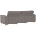 Sofá de 3 plazas  Taupe 180 cm Tela