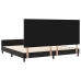 Estructura de Cama Negra 200x200 cm Terciopelo