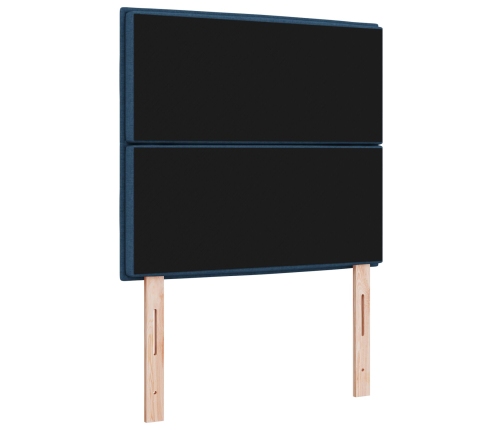 Cabecero  Diseño Líneas Azul 80 cm Tela