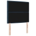 Cabecero  Diseño Líneas Azul 80 cm Tela
